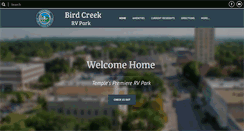 Desktop Screenshot of birdcreekrvpark.com