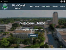 Tablet Screenshot of birdcreekrvpark.com